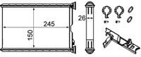 MAHLE AH 242 000S binnenwarmtewisselaar BEHR