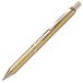 Pentel Energel Sterling BL407X Liquid Gel rollerball met gouden coating, breedte 0,7 mm, lijndikte 0,35 mm, diameter zwart