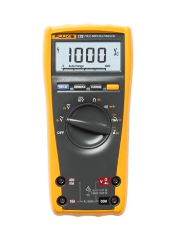 Fluke 175 FLUKE DIGITAL MULTIMETER, zwart en geel