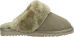 Warmbat Flurry Pantoffels Open - Taupe - Maat 37