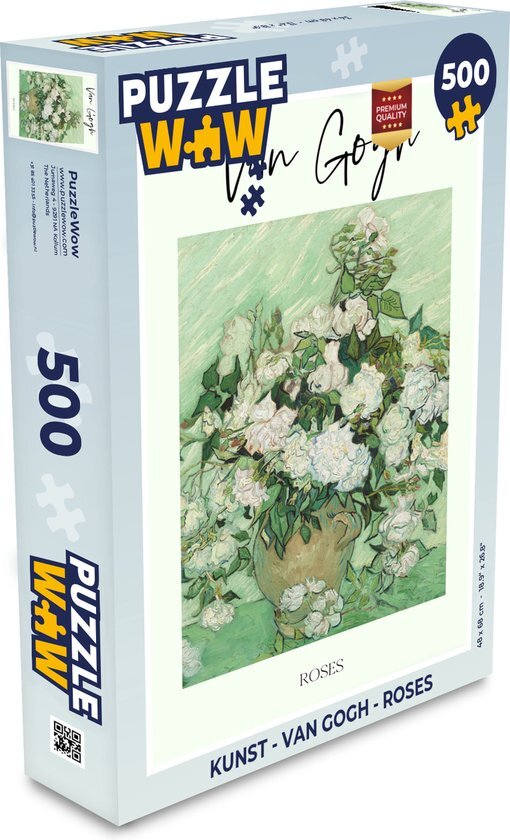 MuchoWow Puzzel Kunst - Van Gogh - Roses - Legpuzzel - Puzzel 500 stukjes