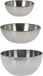 Excellent Houseware bols - Set van 6 - RVS - Zilver - Rond