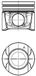 KOLBENSCHMIDT 97504600 Pistons pour RENAULT MASTER III Kasten (FV) MASTER III Pritsche/Fahrgestell (EV, HV, UV) MASTER III Bus (JV) pour OPEL