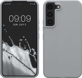 kwmobile telefoonhoesje geschikt voor Samsung Galaxy S22 - Hoesje met siliconen coating - Smartphone case in grijs