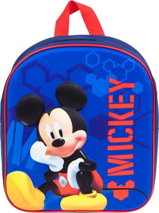 Mickey Mouse Mickey Rugzak 3D - Blauw - 30 cm
