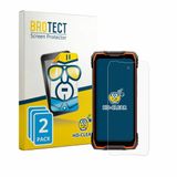 BROTECT - Screenprotector voor Blackview Rock 2 - Folie Beschermfolie transparant 2 Stuks
