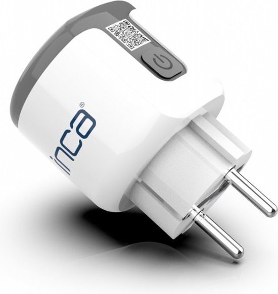 BasicTeQ: INCA IWA-283 SMART PLUG WHITE Indoor/outdoor, Slimme Stekker, Timer - Tijdschakelaar & Energiemeter - Duurzaamheid - Smart Life - Automatiseren - Smart Home - Stopcontact.