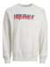 JACK & JONES Sweatshirt 'JORRedhook' nachtblauw / bloedrood / offwhite
