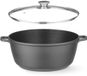 HENDI Braadpan - 7 liter - 367x290x(H)122 mm - gietaluminium - anti-aanbaklaag - zwart