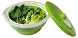 Merkloos Handmatige Salade Spinner met Dubbele Laag