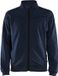 Blåkläder Service sweatshirt met rits 3362-2526 - Donker marineblauw/Zwart - XL