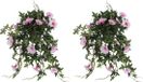 Mica Decorations Kunstplant Petunia - 2x - lichtroze - 50 cm