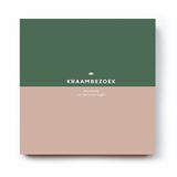 Leukigheidjes Kraambezoek boek - invulboek kraamvisite - Nude - groen