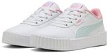 Puma Kinderschoenen Lage Sneakers Carina 3.0 PS Vrouwen Puma White-Sea Glass Maat 32.5