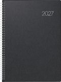 BRUNNEN 1078765907 Buchkalender Mod. 787 2027 A4, Kunststoff, schwarz