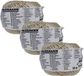 Fackelmann 9922550 Set van 3 rollen linnen touw, touw, bruin, 80 m