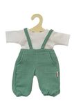 Heless Poppenkleding Tuinbroek Biologisch Katoen 35-45 cm Groen