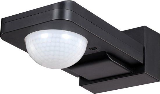 HOFTRONIC PIR Bewegingsmelder voor buiten incl. Schemerschakelaar - Zwart