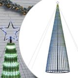 vidaXL LED-kerstboom 500 cm Blauw