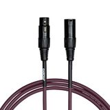 Cascha Standaard Line Microfoonkabel (XLR), paars, 2 m