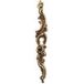 Dubois Entrée Bronze Louis Xv - Sens : Universel - Décor : Patiné - Hauteur : 165 mm - Largeur : 25 mm