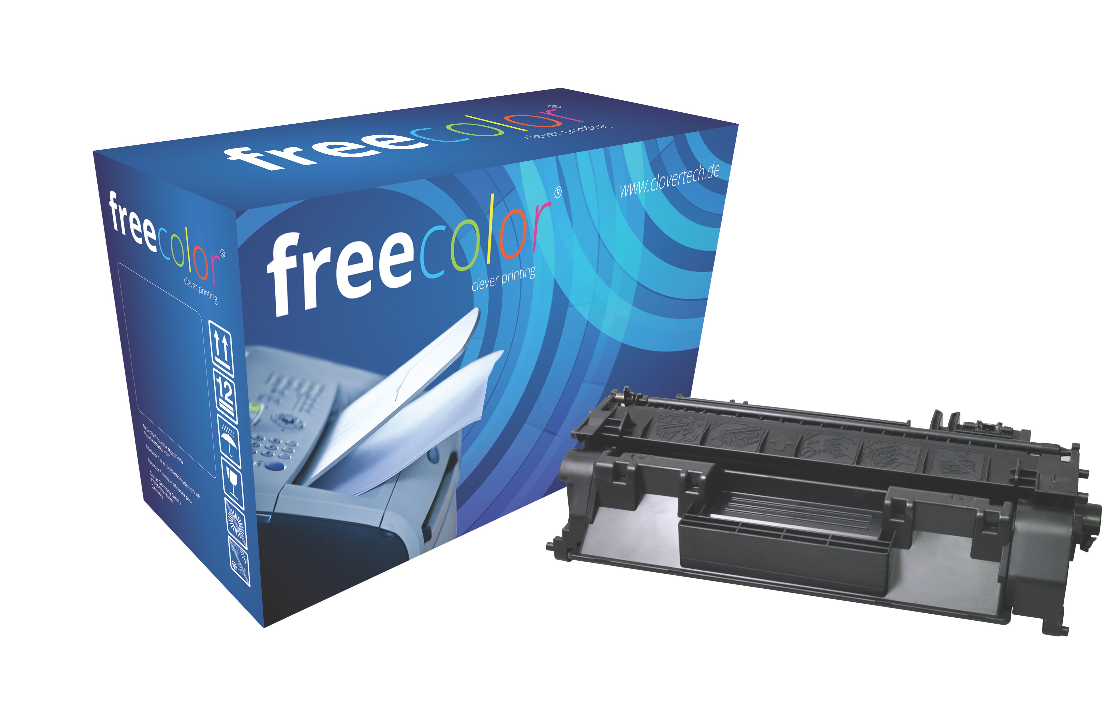 freecolor 505A-FRC - Toner cartridge - zwart - 1 stuk - voor HP LaserJet P 2055 DN, P 2055 DTN, P 2055 X, P 2055 D, P 2055, P 2035, P 2035 N, P 2050, P 2030