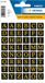 HERMA 4130 Letterstickers A - Z met goudopdruk