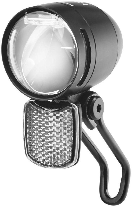 Busch & Müller Lumotec IQ-XS DC Fietsverlichting - Zwart/Transparant - Dynamo