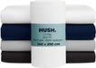 HUSH. Living Hoeslaken Percale - 100% Katoen - 200TC - Wit - 140x200+30cm