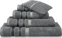 Vandyck Serviette Prestige Lines Mole Grey