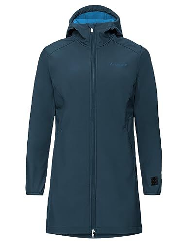 VAUDE Moena Softshell Parka Dames Jas Blauw