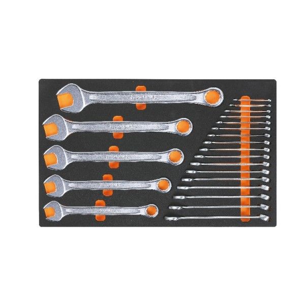 Beta M01 Zachte foam inlegbak met ringsteeksleutels - 024500001