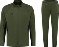 Cruyff Turn Tech Trainingspak Junior Olijfgroen - Zwart