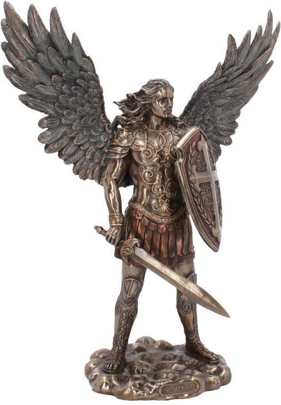 Nemesis Now Saint Michael the Archangel Statue - Bronze Colored
