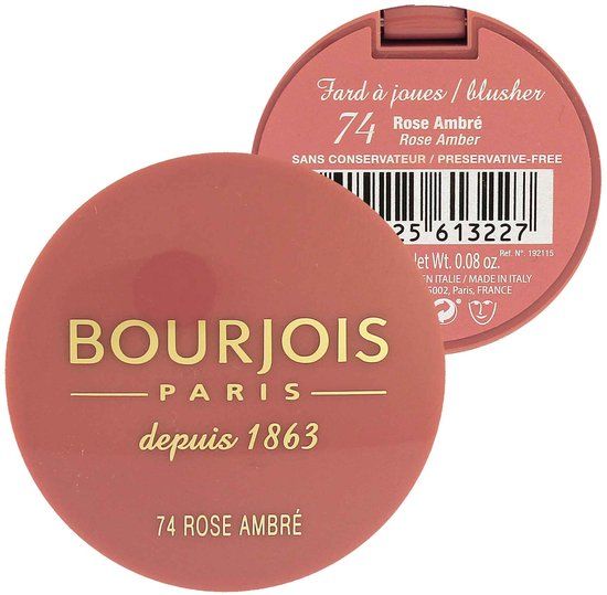 Bourjois Little Round Pot Blusher - 74 Rose Ambre - 2.5g
