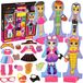 Omgoods - Mannequin en bois magnétique pour enfants 2-6 ans