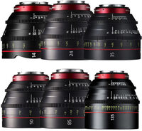 Canon CN-E EF 6 Prime Bundle 14/24/35/50/85/135 MTR
