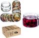 KADAX Denia Weckpotten 250ml 10st 82mm + Deksel "Dorp"