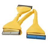PremiumCord ronde kabel voor HDD 80 draden ATA133,3-stekker, 90 cm