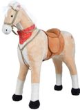 Pink Papaya Pluchen XXL 100 cm Paard - Sternchen - Speelgoed Paard voor Kinderen