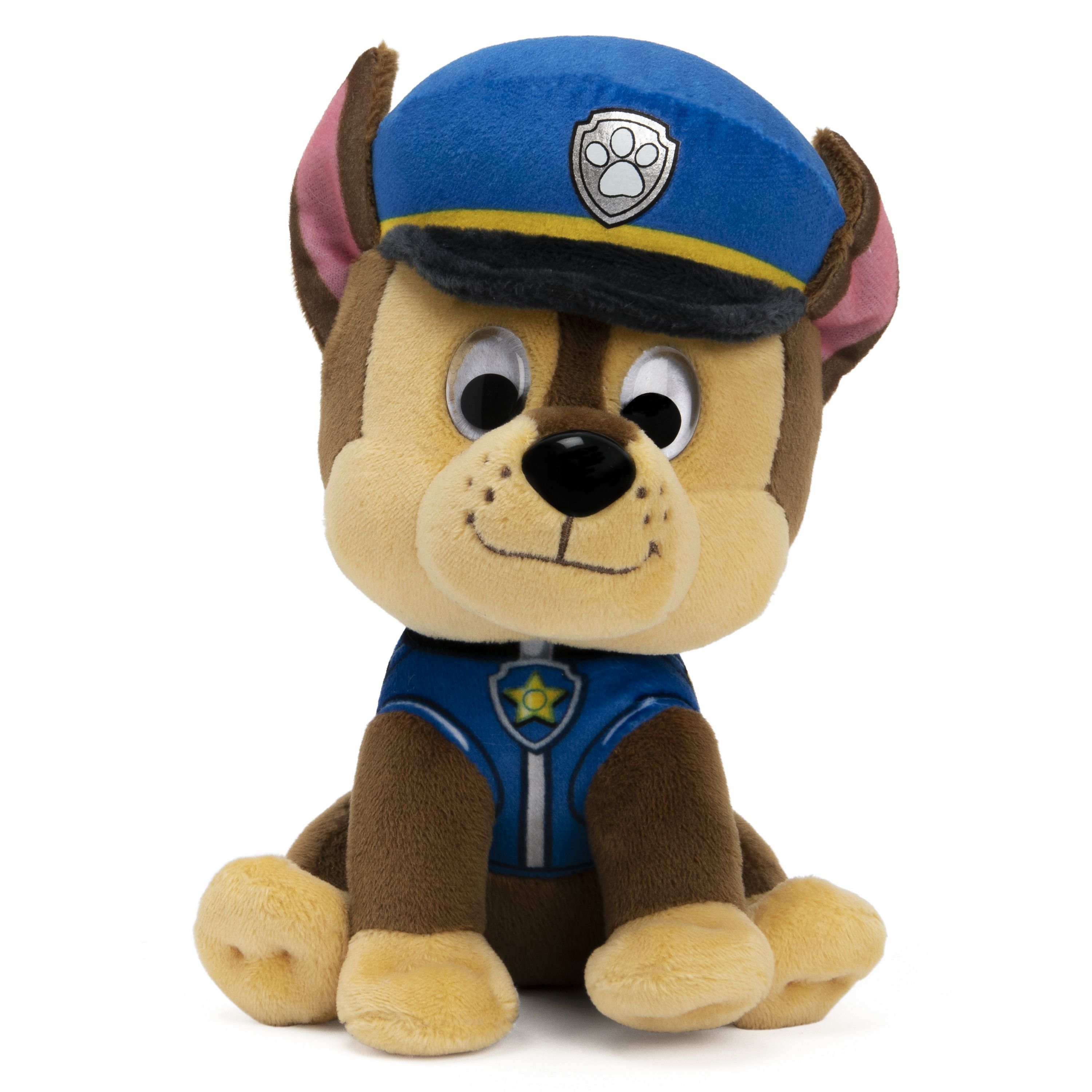 GUND PAW Patrol Chase Knuffel - 15 cm - Pluche Hond Knuffel - Blauw/Bruin
