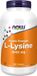 Now Foods L-Lysine 1000mg (250 comprimés) sans arôme
