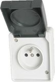 Anders Voltman 2-polige contactdoos + waterdichte aarde Aquatop IP54