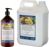Claudius Cosmetics B.V. Claudius Bodylotion Fresh Ginger 1 Liter met gratis pomp - hervulbaar + Jerrycan 5 Liter navulling