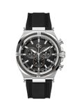 Gc Gc Ironclass Chrono Silicone Quartz Chronograafhorloge Zwart Kast Gemaakt Van 100% Roestvrij Staal En Een Armband Van 100% Siliconen 43 Z32007G2
