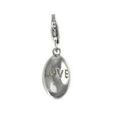 Carlo Biagi Dameshanger Oval Love 925 zilver CSS04, Sterling zilver