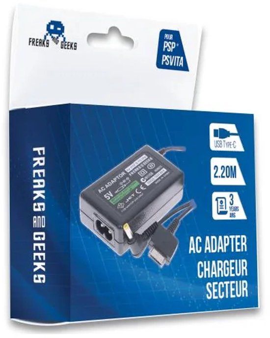 Chargeur TRADE INVADERS PSVita PSP AC Adaptor