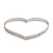Decora 0064087 geperforeerde roestvrij stalen hartvormige bakkraam, 24 x 22 x 3,5 H cm