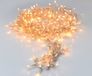 Merkloos LED-verlichting - 120 LED - 9 meter - Warm wit - Transparant snoer