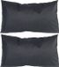 Anna's Collection 8x Zwarte Sierkussens 30 x 50 cm - Binnen & Buiten - Polyester